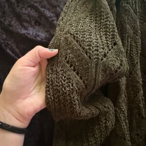 Women's Super Soft Dark Olive Cardigan